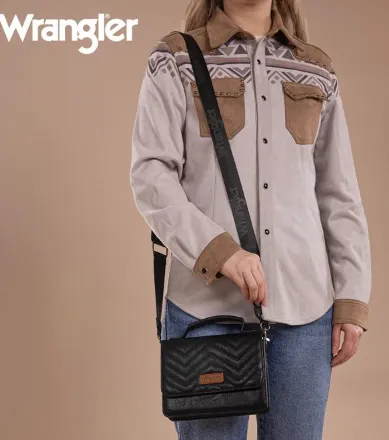 Wrangler 3PCs Set Mini Top Handle Crossbody