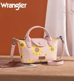 Wrangler Sunflower Print Mini Crossbody Bag