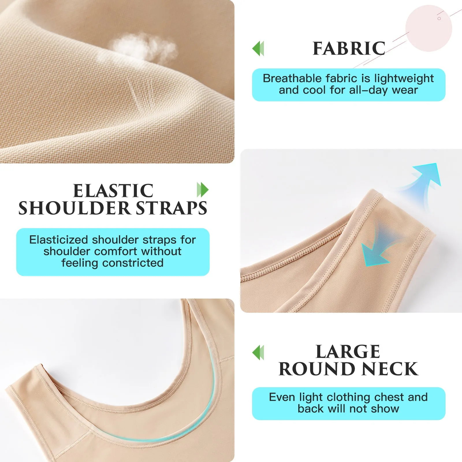 XUJI Half Chest Binder, Compression Bra, Transgender FTM Pullover Design Binder - XUJI Srore