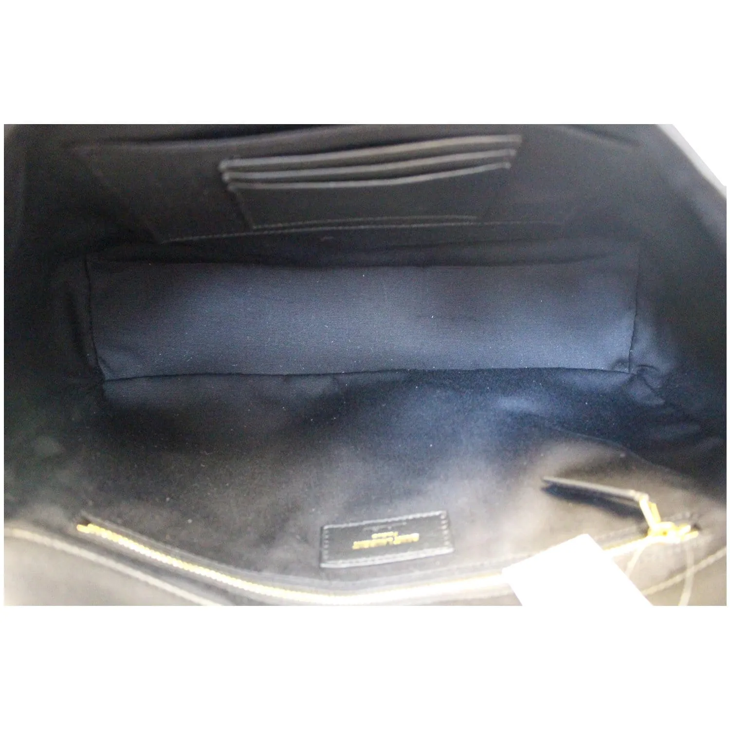 YVES SAINT LAURENT Jamie Giant Lambskin Leather Shoulder Bag Black