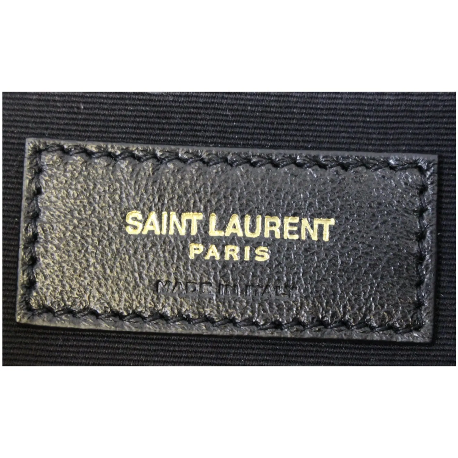 YVES SAINT LAURENT Jamie Giant Lambskin Leather Shoulder Bag Black