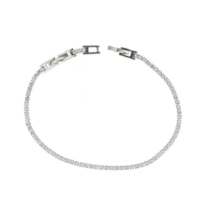 Zirkonia tennis rannekoru 2mm (Teräs 316L)