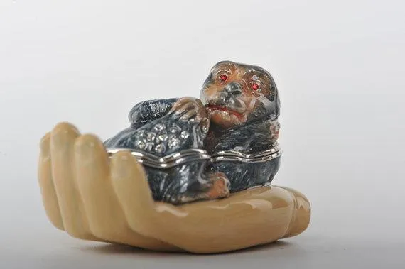Zodiac Monkey Laying on Hand